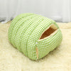 Enclosed Plush Pet Bed for Cats and Small Dogs