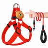 Adjustable Nylon Dog Harness with Leash Option