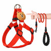 Adjustable Nylon Dog Harness with Leash Option