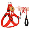 Adjustable Nylon Dog Harness with Leash Option