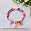 Adjustable Nylon Pet Collar with Wooden Accent and Bell