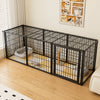 Indoor Pet Playpen with Door and Top