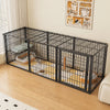 Indoor Pet Playpen with Door and Top
