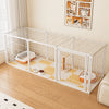 Indoor Pet Playpen with Door and Top