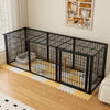 Indoor Pet Playpen with Door and Top