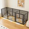 Indoor Pet Playpen with Door and Top