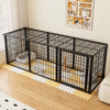 Indoor Pet Playpen with Door and Top