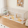 Indoor Pet Playpen with Door and Top