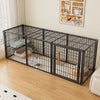 Indoor Pet Playpen with Door and Top
