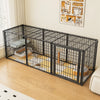 Indoor Pet Playpen with Door and Top