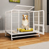 Heavy-Duty Iron Dog Crate with Bottom Tray
