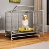 Heavy-Duty Iron Dog Crate with Bottom Tray
