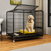 Heavy-Duty Iron Dog Crate with Bottom Tray