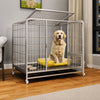 Heavy-Duty Iron Dog Crate with Bottom Tray