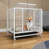 Heavy-Duty Iron Dog Crate with Bottom Tray