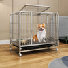 Heavy-Duty Iron Dog Crate with Bottom Tray