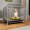 Heavy-Duty Iron Dog Crate with Bottom Tray