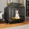 Heavy-Duty Iron Dog Crate with Bottom Tray