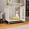 Heavy-Duty Iron Dog Crate with Bottom Tray