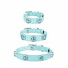 Faux Leather Dog & Cat Collar with Jewel Detail