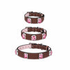 Faux Leather Dog & Cat Collar with Jewel Detail