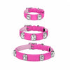 Faux Leather Dog & Cat Collar with Jewel Detail