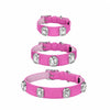 Faux Leather Dog & Cat Collar with Jewel Detail
