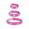 Faux Leather Dog & Cat Collar with Jewel Detail