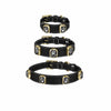Faux Leather Dog & Cat Collar with Jewel Detail