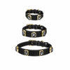 Faux Leather Dog & Cat Collar with Jewel Detail