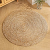 Round Woven Cattail Grass Cat Scratcher Mat