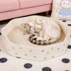 Petal-Shaped Corrugated Paper Cat Scratcher