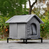 Enclosed Outdoor Pet Shelter for Cats and Dogs
