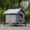 Enclosed Outdoor Pet Shelter for Cats and Dogs