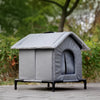 Enclosed Outdoor Pet Shelter for Cats and Dogs