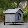 Enclosed Outdoor Pet Shelter for Cats and Dogs