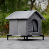 Enclosed Outdoor Pet Shelter for Cats and Dogs