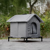 Enclosed Outdoor Pet Shelter for Cats and Dogs