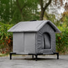 Enclosed Outdoor Pet Shelter for Cats and Dogs