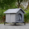 Enclosed Outdoor Pet Shelter for Cats and Dogs