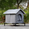 Enclosed Outdoor Pet Shelter for Cats and Dogs