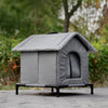 Enclosed Outdoor Pet Shelter for Cats and Dogs