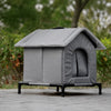 Enclosed Outdoor Pet Shelter for Cats and Dogs