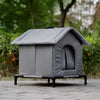 Enclosed Outdoor Pet Shelter for Cats and Dogs