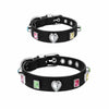 Rhinestone Faux Leather Pet Collar for Small Dogs & Cats
