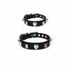 Rhinestone Faux Leather Pet Collar for Small Dogs & Cats