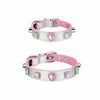 Rhinestone Faux Leather Pet Collar for Small Dogs & Cats