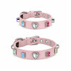 Rhinestone Faux Leather Pet Collar for Small Dogs & Cats