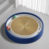 Round Cardboard Cat Scratcher & Lounge with Play Balls