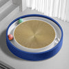 Round Cardboard Cat Scratcher & Lounge with Play Balls